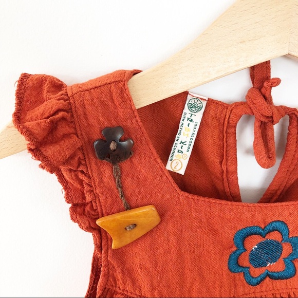 100% cotton Tribukids Ecuadorian Dress size 2T - Picture 4 of 7